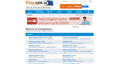 Desktop Screenshot of freeads24.eu