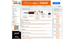 Desktop Screenshot of freeads24.com